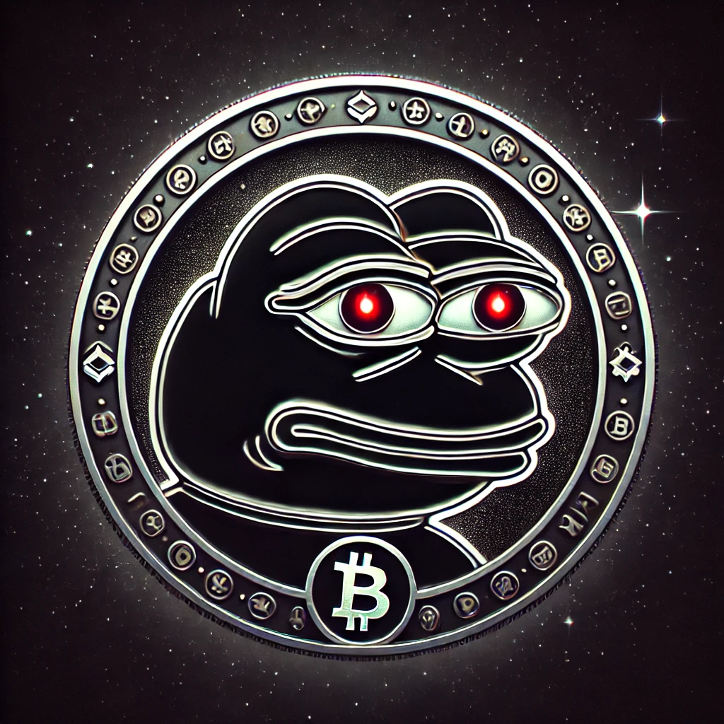 Black Pepe Coin Logo